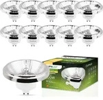 LUMILED LED-Leuchtmittel 10er Set ES111 GU10 Fassung 230V 15W (Entspricht 100...