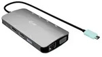 i-tec USB-C Metal Nano 3x Display (DP, HDMI and VGA) Docking Station + Power Delivery