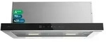 Flux TLT 605500 Glass White A++ Teleskop-Dunstabzugshaube 60cm breit, schwarze