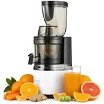 4Swiss BM202 Slow Juicer Entsafter Wei&szlig;- Kaltentsafter Saftpresse f&uuml;r Obst Gem&uuml;se