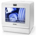 Duronic DW5 WE Tischgeschirrsp&uuml;ler, Mini Geschirrsp&uuml;ler f&uuml;r 3 Gedecke mit 6