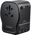 Ugreen 55001 Ladeger&auml;t f&uuml;r Mobilger&auml;te Universal Schwarz, Grau AC...
