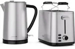 Klarstein Verosteel Toaster Wasserkocher Set - Edelstahl, 2 Scheiben Toaster...