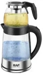 Teekocher elektrische Teemaschine Wasserkocher Teekanne Caydanlik Edelstahl 2,2L -