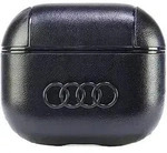 Audi Leder Grosses Logo Airpods 3 Abdeckung Czarny/Schwarz Au-Ap3-Gt/D3-Bk - Schwarz