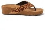 Lazamani Liv Damen Leder-Zehentrenner Brown Gr&ouml;&szlig;e 36 - Braun - 36