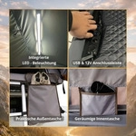 Z-Fold Dachzelt Autodachzelt Hardcase Aluminium in Grau Auto Zelt -