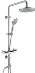 JOHO Regendusche Duschset ohne Armatur, Edelstahl Duschsystem mit Ablage,...