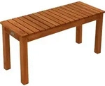DEGAMO Gartenbank Hockerbank Sitzbank MERIDA aus Holz, 78cm Breite,...