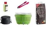 LotusGrill Starter-Set Classic 5 tlg. 1x Grill Limettengr&uuml;n USB-Anschlu&szlig; -...