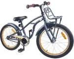 vidaXL Kinderfahrrad 22 Zoll f&uuml;r 7-12 Jahre alt Dunkelgrau - Grau