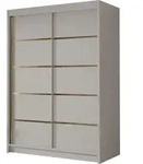 MIRJAN24 Schiebet&uuml;renschrank Lungo IV, Kleiderschrank mit Kleiderstange, mit...