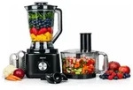 alpina K&uuml;chenmaschine FP413GS - Mixer Smoothie Maker 1.8L - Food Processor mit