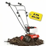 HECHT 752 Motorhacke Benzin | 25 cm Arbeitsbreite | 19,5 cm Arbeitstiefe | 2 PS...