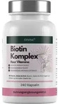 Biotin Komplex Kapseln, hochdosiert mit 10.000&mu;g Biotin pro Tagesdosis, 240...