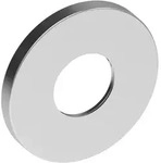 Keuco Wandrosette IXMO 105 mm, rund, aus Messing verchromt - Wei&szlig;