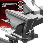 Schraubstock Werkbank Werkbankschraubstock 105mm Spannweit 360&deg; Drehbar...