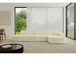 ALTDECOR Ecksofa in L-Form Livo-L2 - 337x173x79,5 Beige - Corner Sofa Bett...