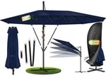 KESSER&reg; Sonnenschirm Doppelsonnenschirm 4,6m x 2,7m | Ampelschirm Abdeckung &