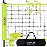 VEVOR Volleyballnetz H&ouml;henverstellbar Volleyballnetz Set, Tragbarer