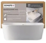Schulte Badewanne 170x75 cm, Acryl, Komplettset mit vormontierter Sch&uuml;rze,