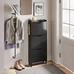 SoBuy Schuhschrank Schmal, Schuhregal, Schuhschrank H&auml;ngend mit Sensorlicht...