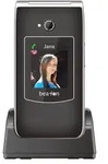 Beafon SL645 LTE - 4G, Silver Line, Gro&szlig;tastenklapphandy, schwarz-silber -