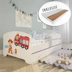 Kids Collective Kinderbett 70x140 / 80x160 Komplett Set inkl. Matratze,...