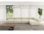 ALTDECOR Modulares Sofa Ecksofa in L-Form - Samaro-L3 - 380x190x70 cm Beige