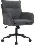 HOME DELUXE B&uuml;rostuhl CORA 100 x 60 x 70 cm Webstoff Anthrazit -...