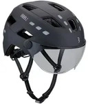 BBB Cycling District LED Helm 54 schwarz - E-Bike-Stadthelm mit...