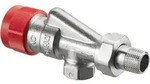OVENTROP-Thermostatventil AF DN 15, R 1/2, PN 10, Vorlauf-Axial - Schwarz