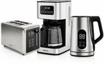 Hagenuk Digitales Fr&uuml;hst&uuml;cksset Edelstahl &ndash; Toaster, Kaffeemaschine &
