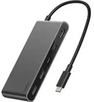 Belkin CONNECT USB-C 7-in-1 Hub Dual USB-C Ports si. AVC023hqSGY - Grau