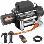 VEVOR Elektrische Seilwinde, 5400 kg, 12 V DC Elektrowinde mit 24 m Stahlseil,