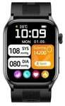 Knauermann PRO 4 Air Senioren-Smartwatch mit Sturzerkennung & SOS - Schwarz