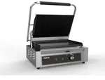 Saro Kontaktgrill PG 1 BGG &ndash; Edelstahl, Gusseisenplatten (oben gerillt, unten