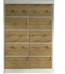MIRJAN24 Schiebet&uuml;renschrank Lino IV, Kleiderschrank vom Hersteller (Wei&szlig; /...