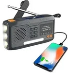 Extralink Notfallradio Bluetooth Solar mit Kurbel Taschenlampe bluetooth 4000mah