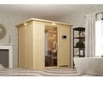 Karibu Sauna Innensauna Fanja Fronteinstieg ohne Zubeh&ouml;r 210x165x202 cm mit