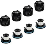 MEDION Zubeh&ouml;r Ersatz f&uuml;r Akku Stabstaubsauger P350 W & P400 W (4x...