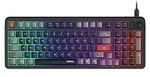 MSI FORGE GK110, Kabelgebunden, USB, Membran Key Switch, QWERTY, RGB-LED, Schwarz -