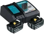 Makita Power Source-Kit LXT 18V inkl. Schnellladeger&auml;t DC18RC u. 2x Akku 5Ah BL1850B