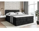 ALTDECOR Boxspringbett mit 2 Matratzen und Topper - 200x200 cm - ERNINA KING -