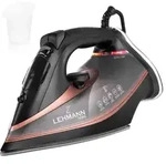 LEHMANN Dampfb&uuml;geleisen mit Keramikb&uuml;gelsohle, 3000W, Dampfsto&szlig; bis zu 140 g,