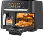 Steinborg Hei&szlig;luftfritteuse Dual Zone 8L &ndash; Air Fryer mit 2 Garzonen 1700 W