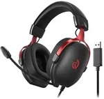 QCY Heroad VN200 Gaming Headset Schwarz Rot - Schwarz/Rot