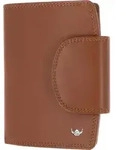 Golden Head Polo Geldb&ouml;rse RFID Schutz Leder 12.5 cm - Braun