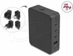 Delock - Netzteil - GaN, 3 x USB-C PD 3.1 and 1 x USB-A with 145W power adapter