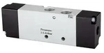 Riegler 5/3-Wegeventil, pneumatisch, &raquo;4A&laquo; Mitte entl&uuml;., G 1/8, 550l/min